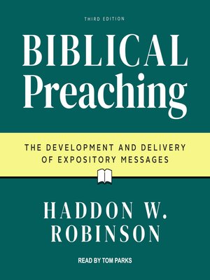 cover image of Biblical Preaching
